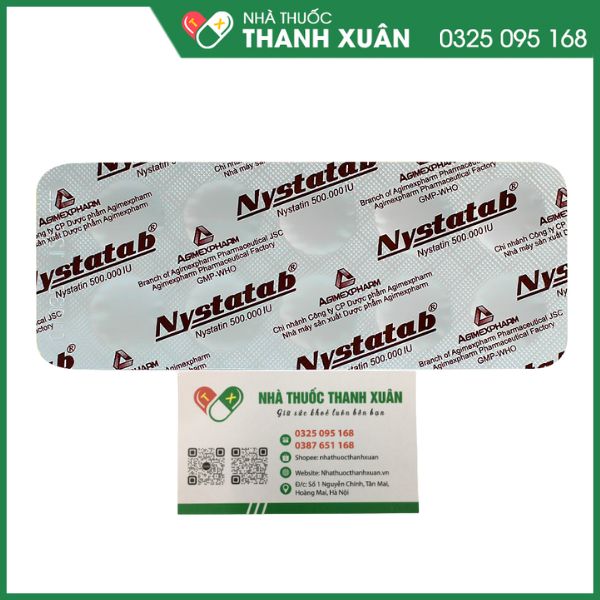Thuốc Nystatab dự phòng và điều trị nhiễm nấm Candida ở đường tiêu hóa